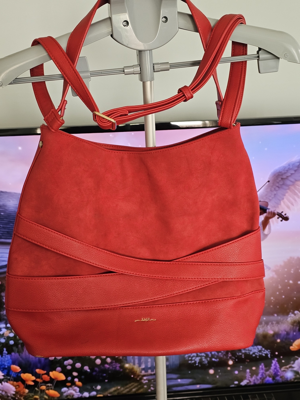 ❗️Red Women's Shoulder/ Crossbody  Bag by   ESPE  . Everyday  Hobo/Tote  Bag ❗️